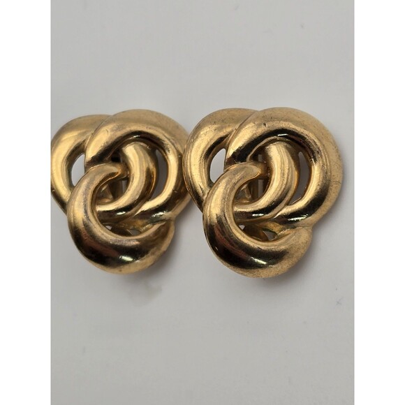 Givenchy Signed Triple Knot Clip On - Picture 6 of 6